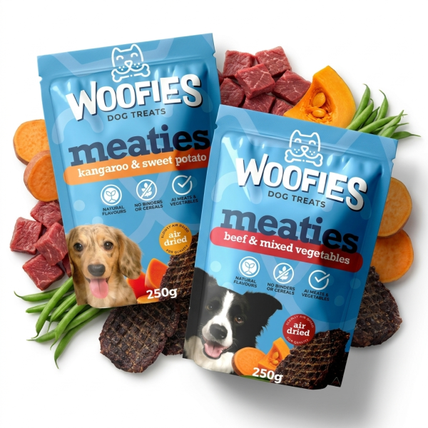 Woofies Meaties 250g Bundle Pack