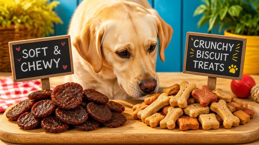 Soft vs Crunchy Dog Treats